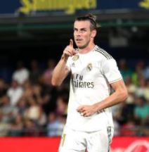 image de Gareh Bale sur un terrain de foot