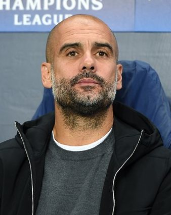 Pep Guardiola, entraineur de Manchester City